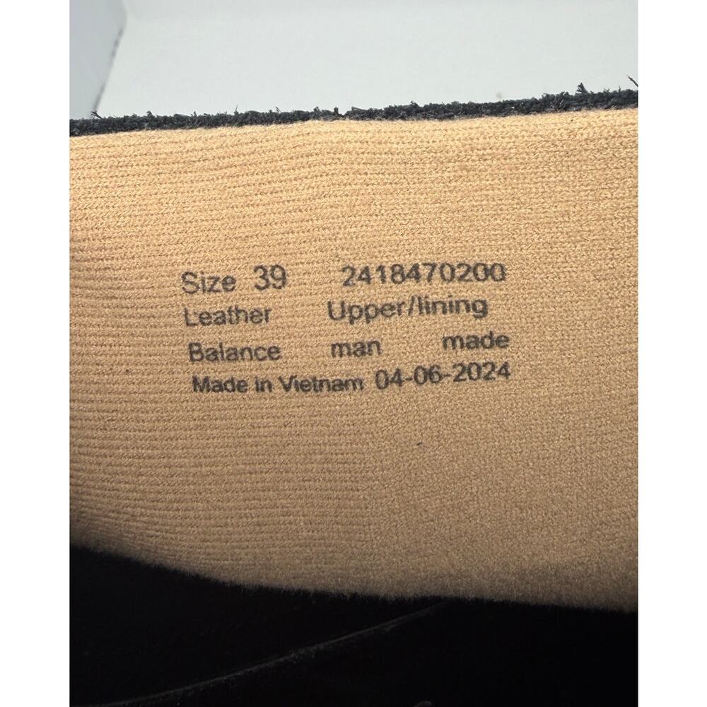 Dansko women's Shelia tall wedge boots EU 39 black suede $210 knee high - Picture 10 of 11